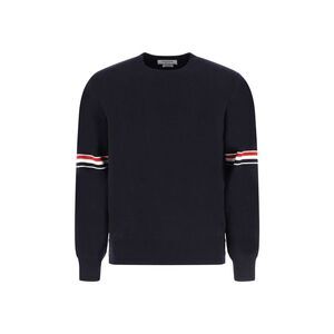 Thom Browne Blue Cotton Men's Sweatshirt